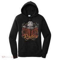 Cowboy Rodeo Western Texan Gift Country Bull Riding Cowboy Women's Hoodie thumb 0