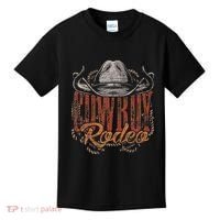 Cowboy Rodeo Western Texan Gift Country Bull Riding Cowboy Kids T-Shirt thumb 0