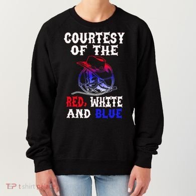 Courtesy Red White And Blue Women's Sweatshirt