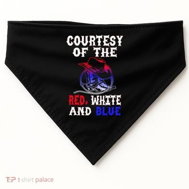 Courtesy Red White And Blue USA-Made Doggie Bandana