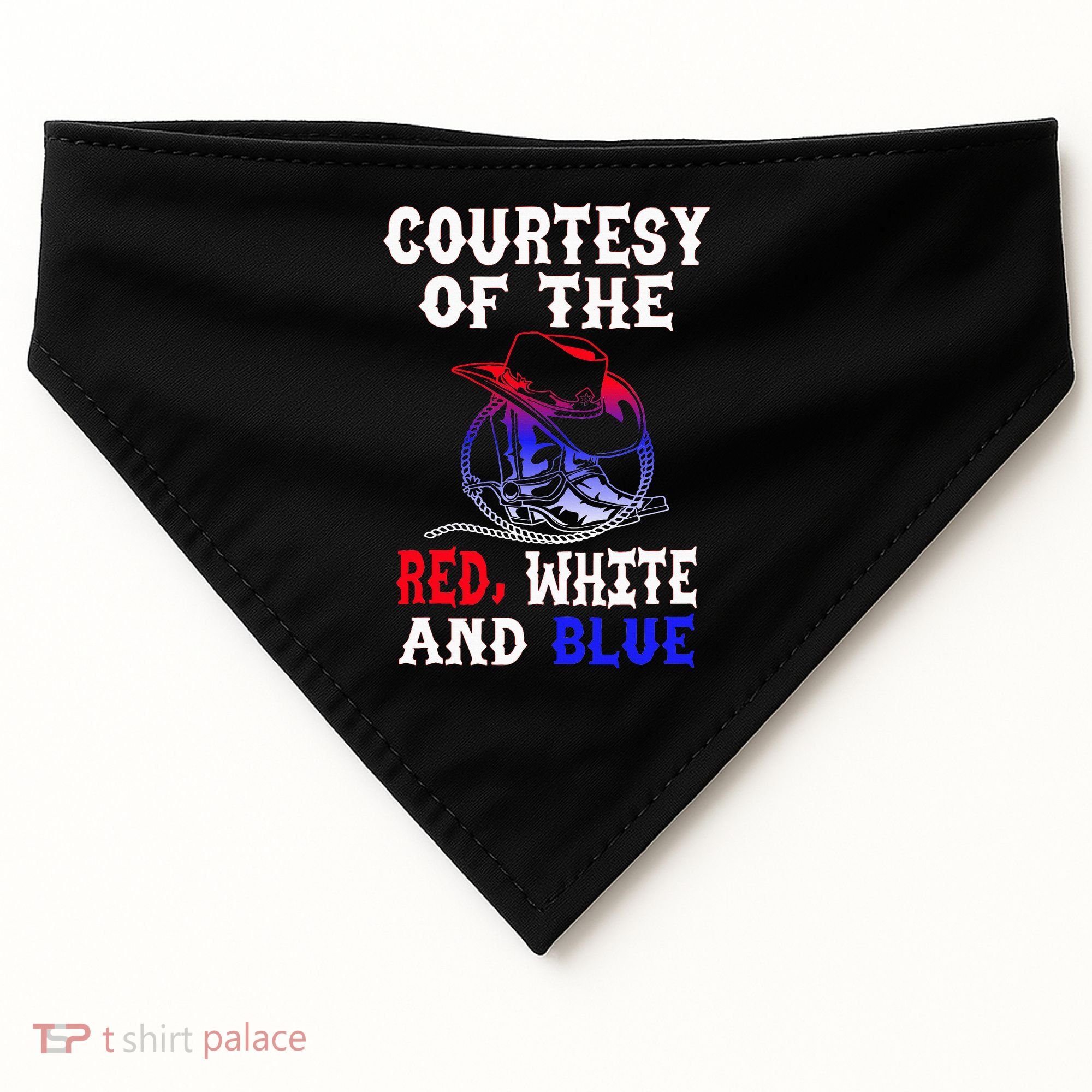 Courtesy Red White And Blue USA-Made Doggie Bandana