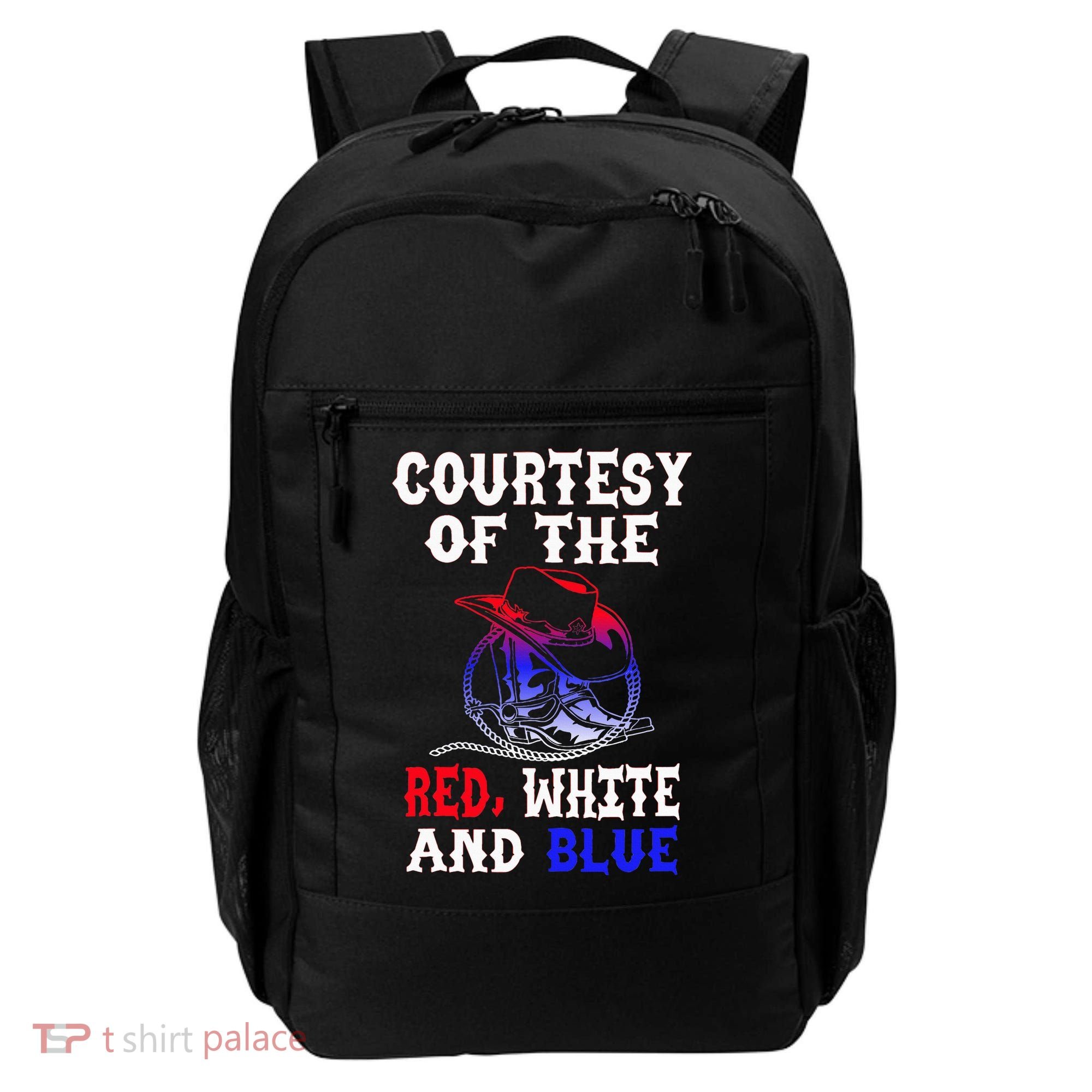 Courtesy Red White And Blue Backpack