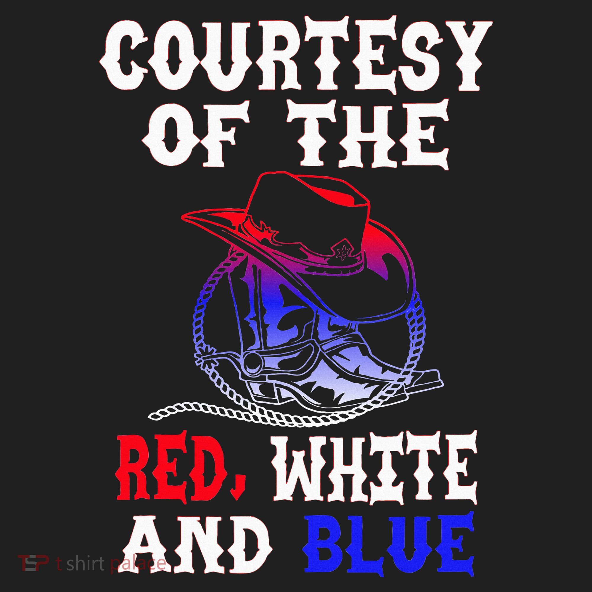 Courtesy Red White And Blue Beanie