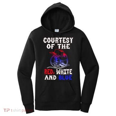 Courtesy Red White And Blue Women's Hoodie