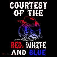 Courtesy Red White And Blue Women's Hoodie thumb 2