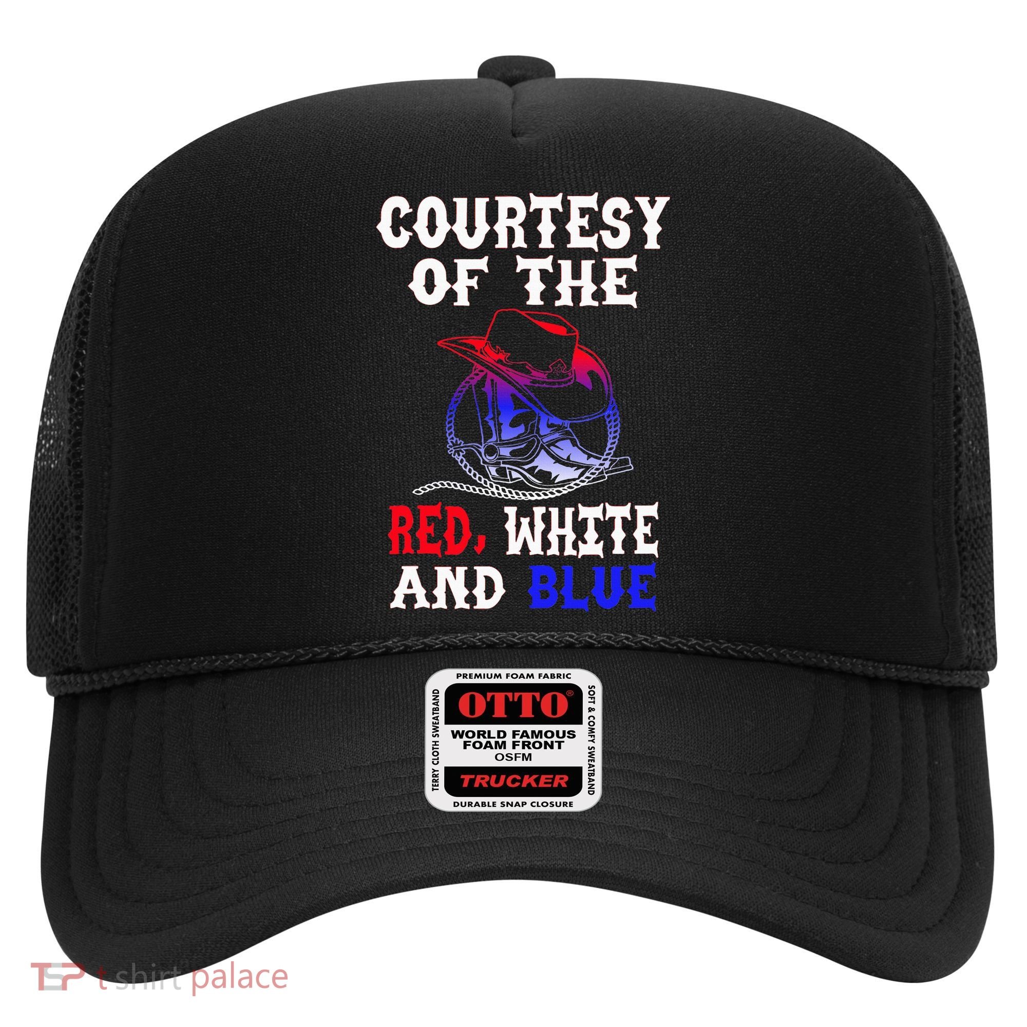 Courtesy Red White And Blue Hat