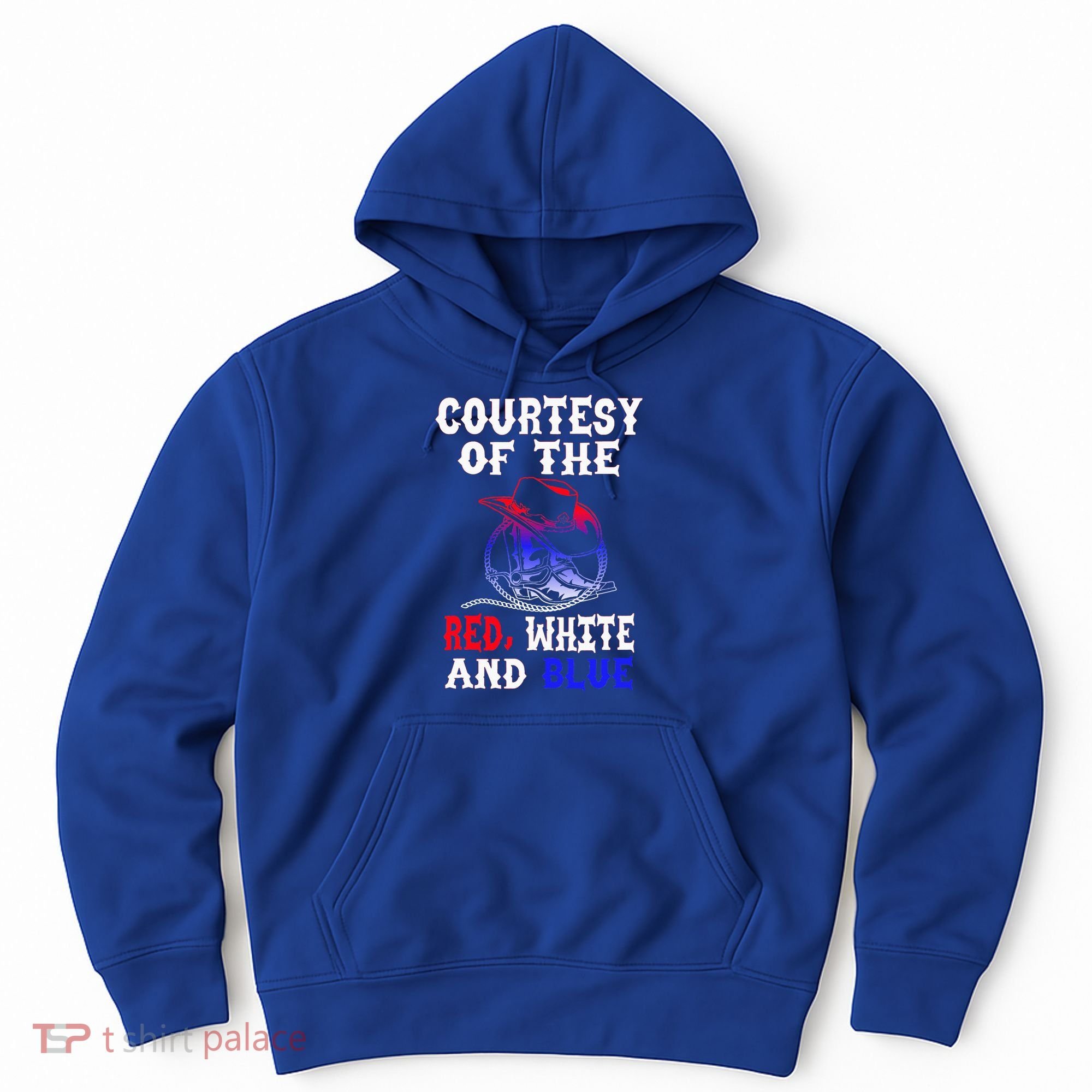 Courtesy Red White And Blue Hoodie