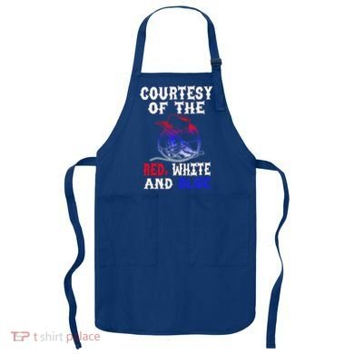 Courtesy Red White And Blue Apron