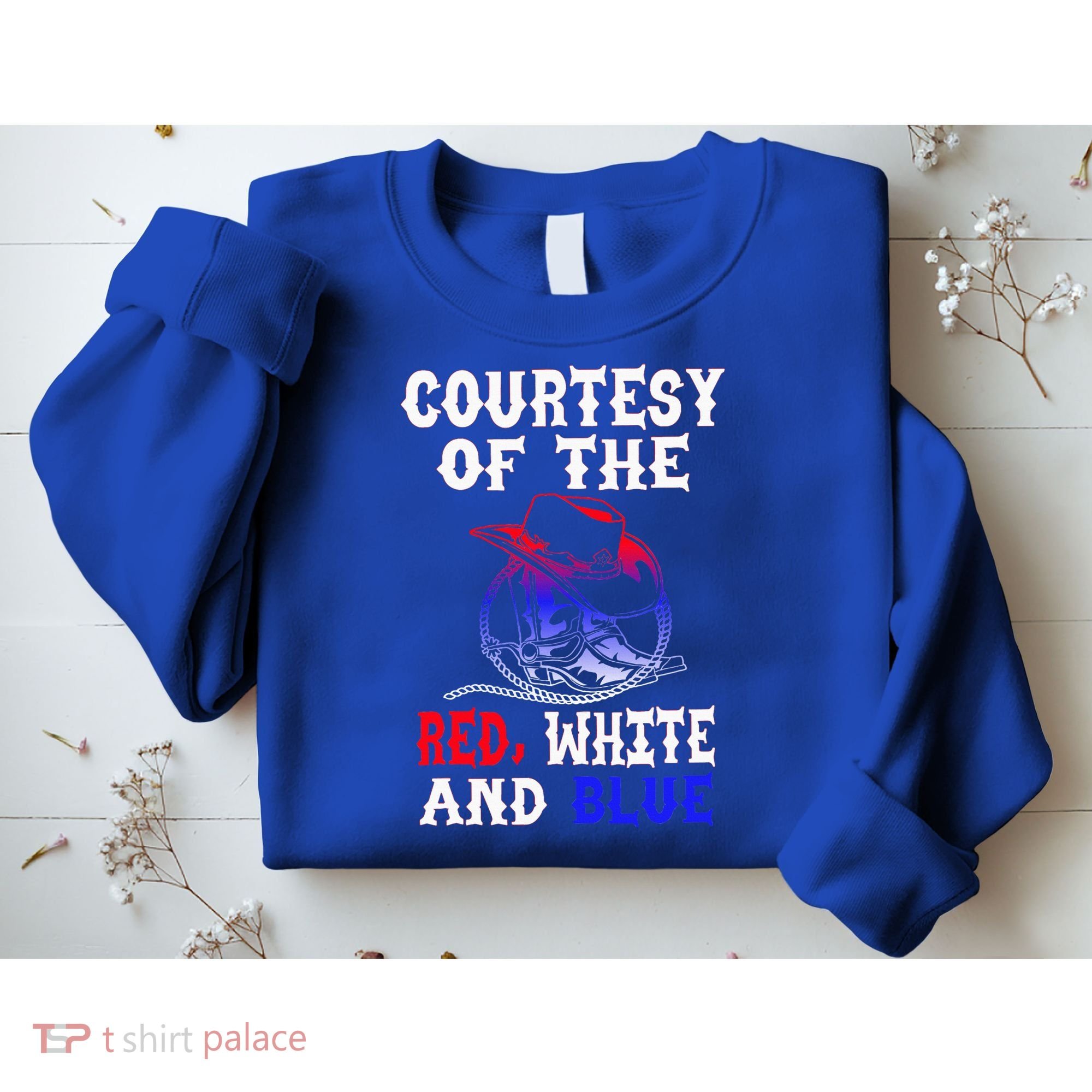 Courtesy Red White And Blue Sweatshirt