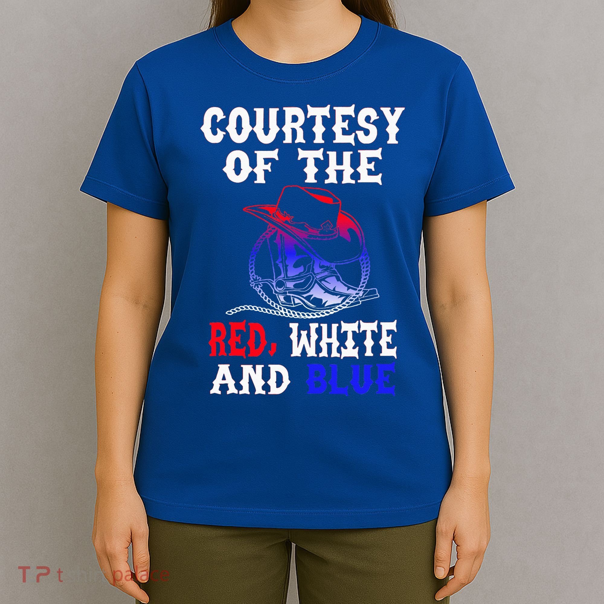 Courtesy Red White And Blue T-Shirt