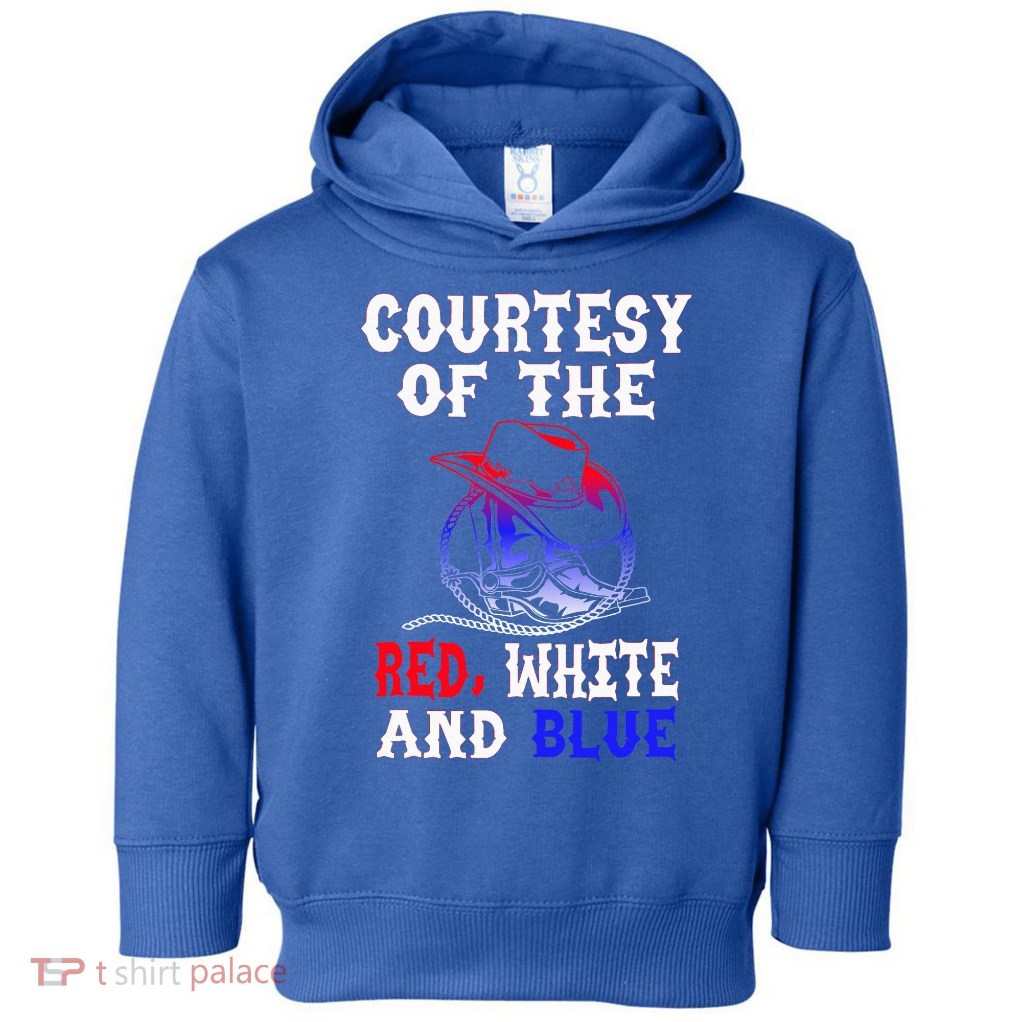 Courtesy Red White And Blue Toddler Hoodie