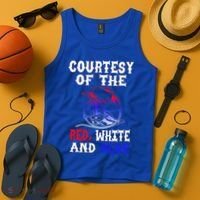 Courtesy Red White And Blue Tank Top thumb 4