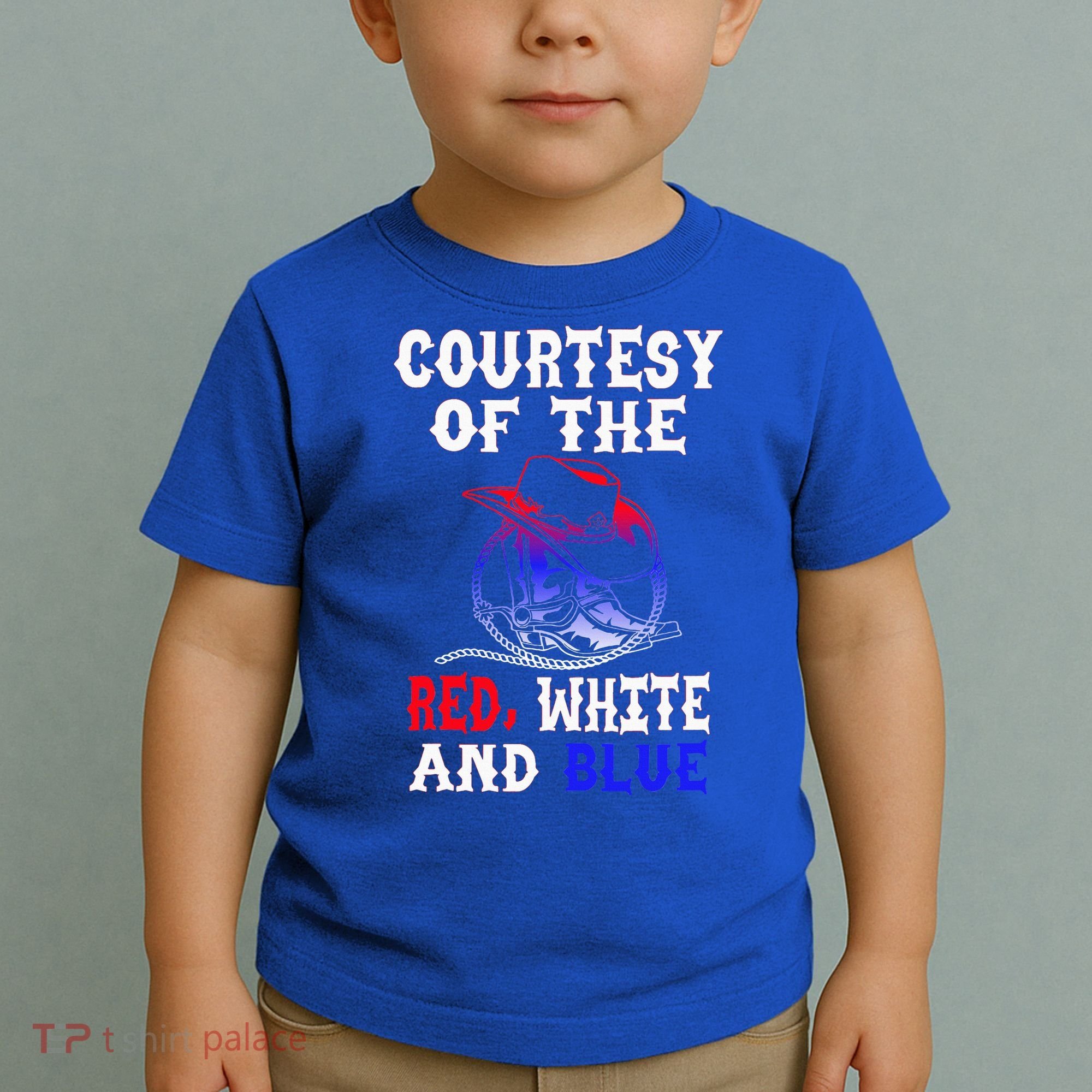 Courtesy Red White And Blue Toddler T-Shirt