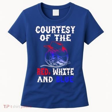 Courtesy Red White And Blue Women's T-Shirt