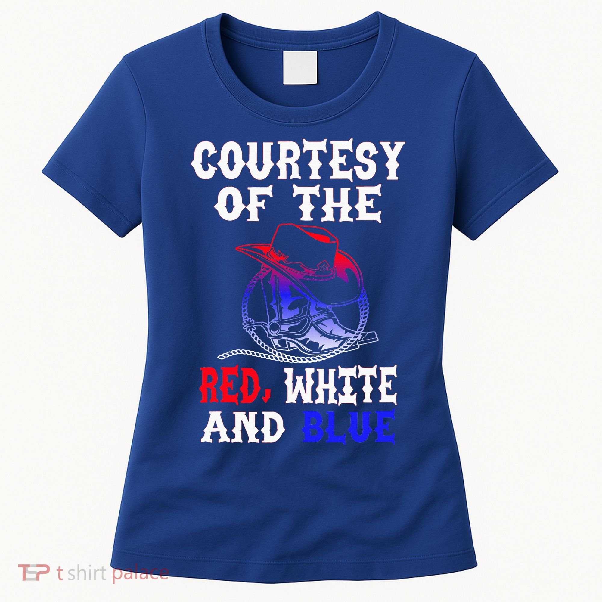 Courtesy Red White And Blue Women's T-Shirt