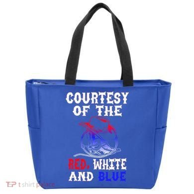 Courtesy Red White And Blue Tote Bag