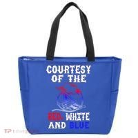 Courtesy Red White And Blue Tote Bag thumb 0