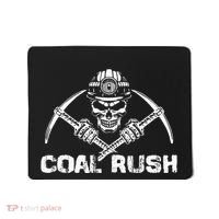 Coal Rush Wv With Skeleton Skull Miner Hard Hat Mousepad thumb 0