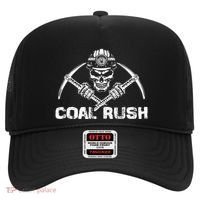 Coal Rush Wv With Skeleton Skull Miner Hard Hat Hat thumb 0