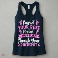 Cheerleading Respect Your Base Protect Your Flyer Cheer Girl Women's Tank Top thumb 3