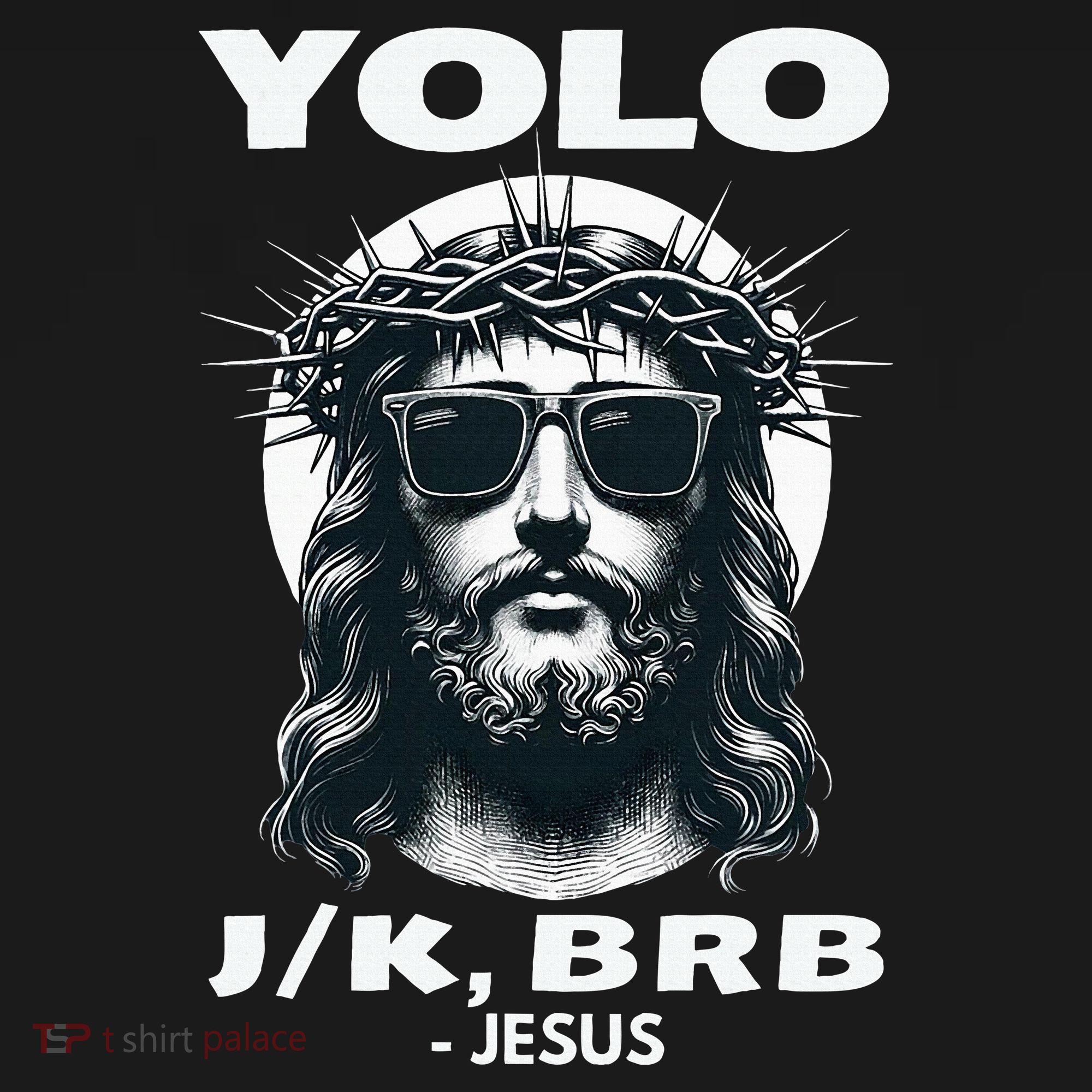 Christian Resurrection Yolo Jk Brb Jesus Bucket Hat