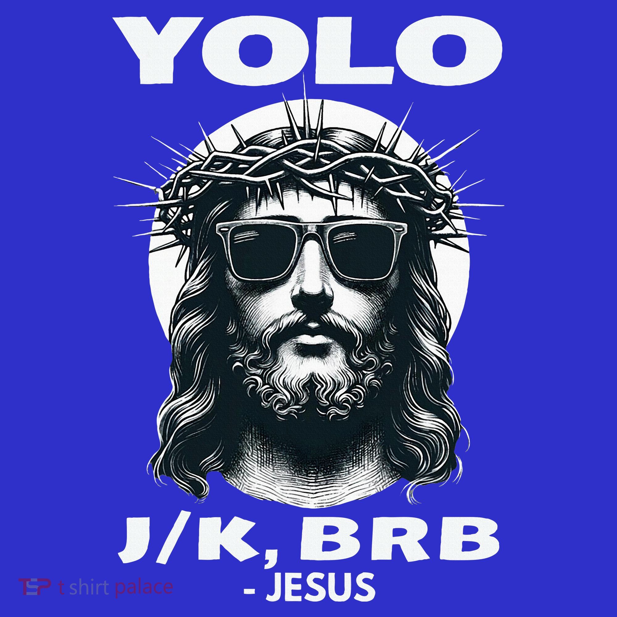 Christian Resurrection Yolo Jk Brb Jesus Mousepad