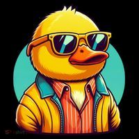 Cool Retro Yellow Duck In Sunglasses 70s 80s 90s Funny Duck Coffee Mug thumb 5