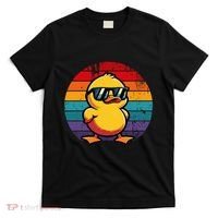 Cool Retro Yellow Duck In Sunglasses 70s 80s 90s T-Shirt thumb 0