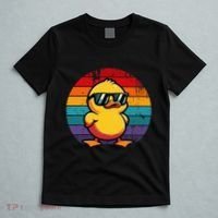 Cool Retro Yellow Duck In Sunglasses 70s 80s 90s T-Shirt thumb 5