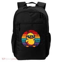 Cool Retro Yellow Duck In Sunglasses 70s 80s 90s Backpack thumb 0