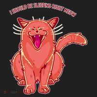 Crying Cat I should Be Sleeping Tumbler thumb 3