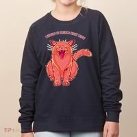 Crying Cat I should Be Sleeping Women's Sweatshirt thumb 0
