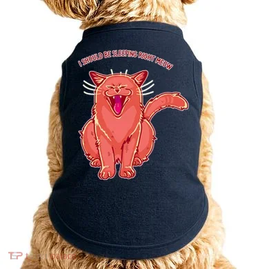 Crying Cat I should Be Sleeping Doggie Tank