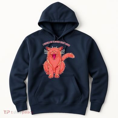 Crying Cat I should Be Sleeping Hoodie