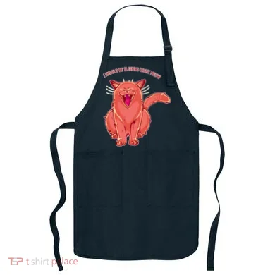 Crying Cat I should Be Sleeping Apron