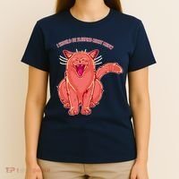 Crying Cat I should Be Sleeping T-Shirt thumb 4