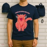 Crying Cat I should Be Sleeping T-Shirt thumb 6