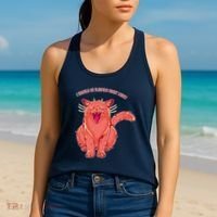 Crying Cat I should Be Sleeping Women's Tank Top thumb 2