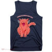 Crying Cat I should Be Sleeping Tank Top thumb 0