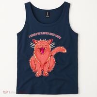 Crying Cat I should Be Sleeping Tank Top thumb 2