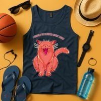 Crying Cat I should Be Sleeping Tank Top thumb 4