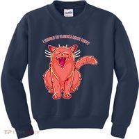 Crying Cat I should Be Sleeping Kids Sweatshirt thumb 0