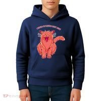 Crying Cat I should Be Sleeping Kids Hoodie thumb 4
