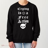 Crying Is A Free Action Gaming Women's Sweatshirt thumb 0