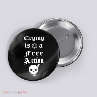 Crying Is A Free Action Gaming Button