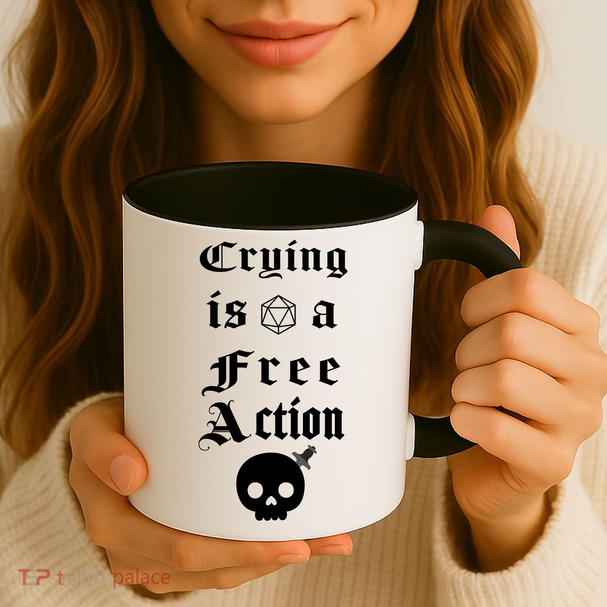 Crying Is A Free Action Gaming Coffee Mug
