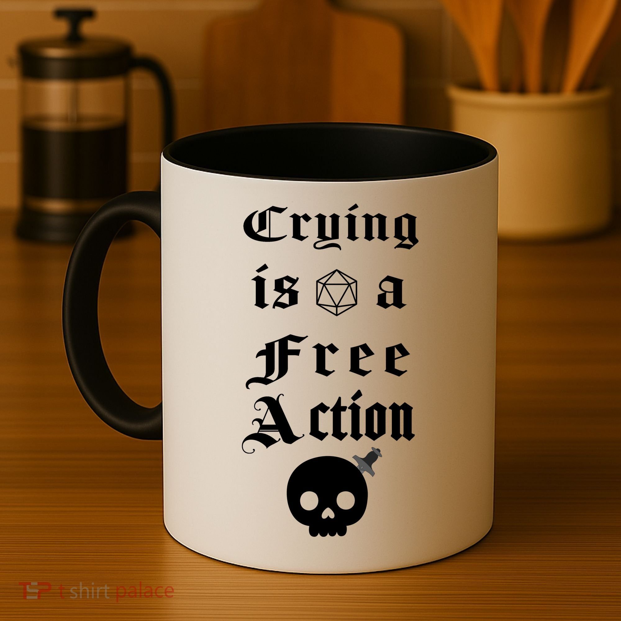 Crying Is A Free Action Gaming Coffee Mug