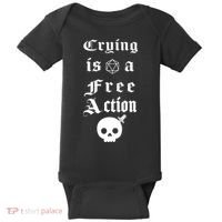 Crying Is A Free Action Gaming Baby Bodysuit thumb 0