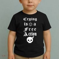 Crying Is A Free Action Gaming Toddler T-Shirt thumb 2