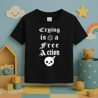 Crying Is A Free Action Gaming Toddler T-Shirt thumb 3